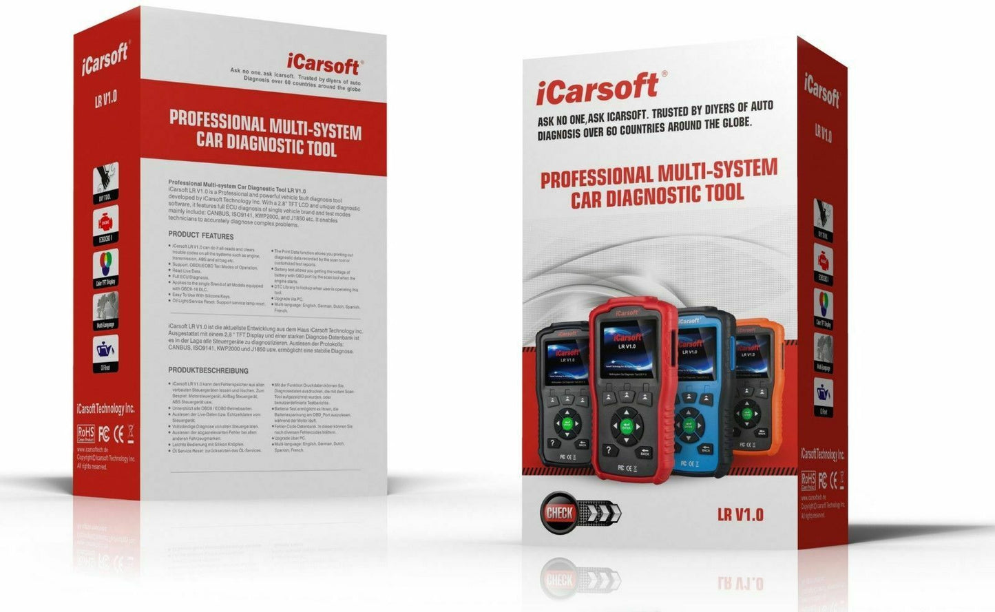 iCarsoft LR V1.0 For LAND ROVER R ROVER Professional Diagnostic Scan Tool LATEST - Lifafa Denmark