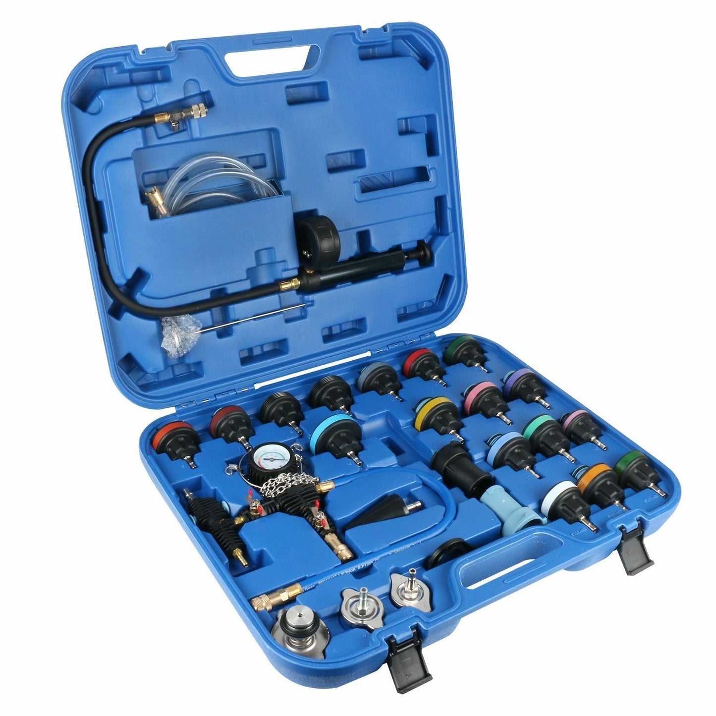 Bil køler tryktester Værktøj Vakuum-type Vandtank Lækage detektor 28stk - LifafaDenmark Aps