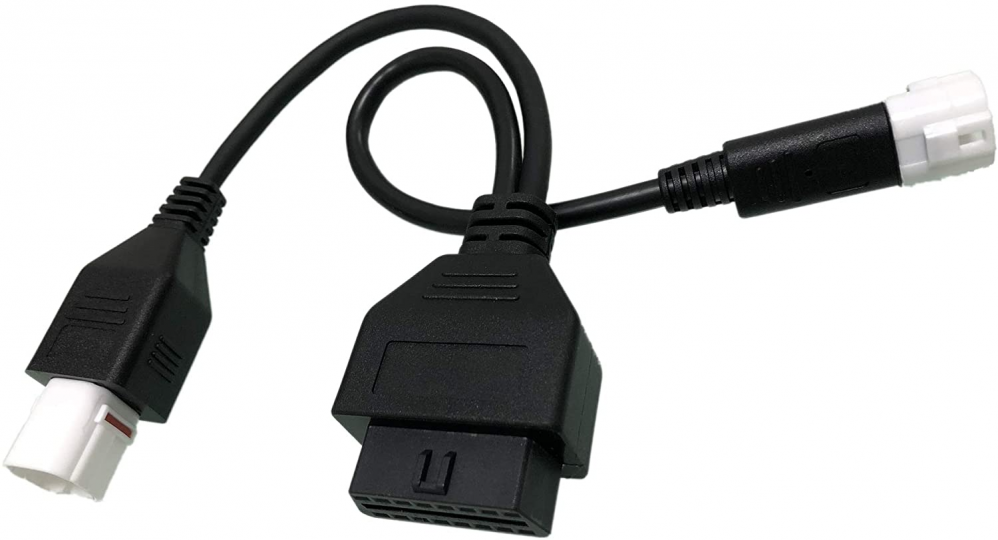 til Yamaha 3pin + 4pin 2 i 1 OBD2 kabel - LifafaDenmark Aps