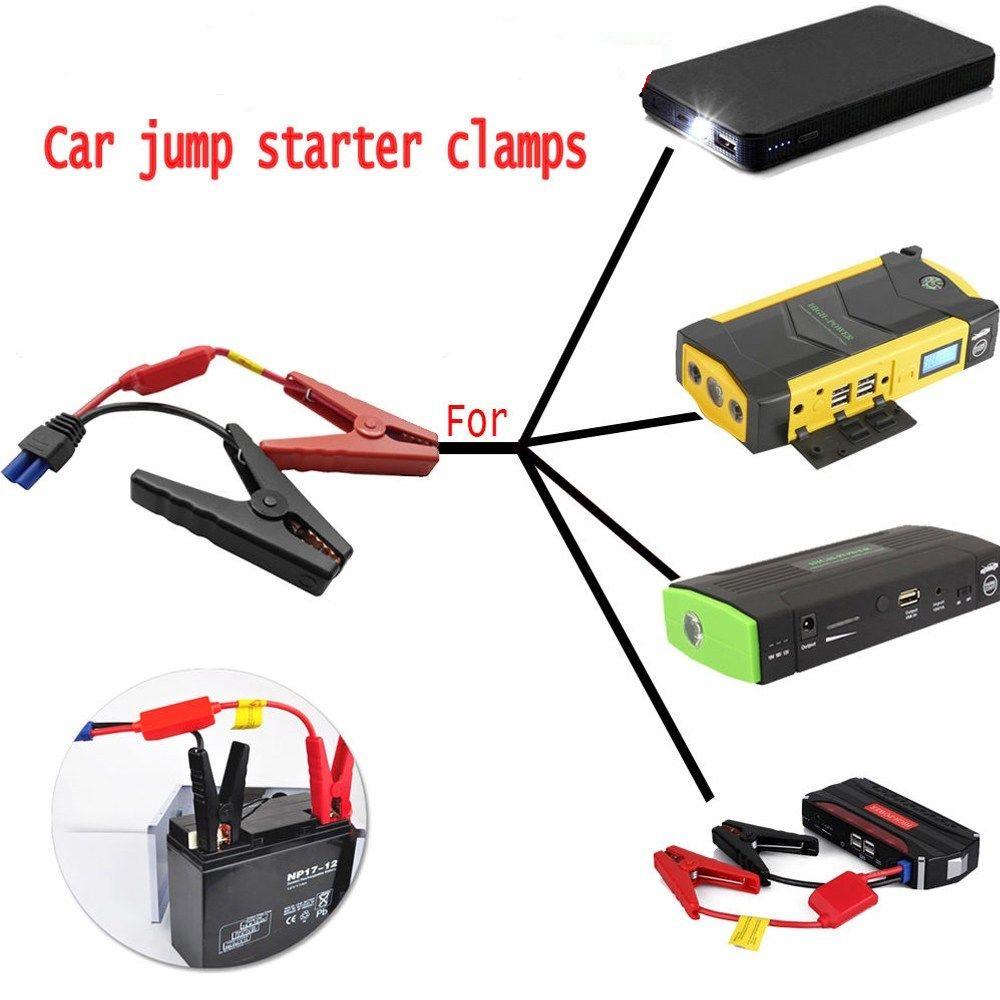 LED-ledningskabel Batteri Alligator Klemklemme Nødindikator Car Jump Starter - Lifafa Denmark