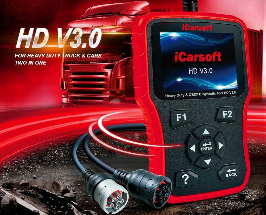 iCarsoft HD V3.0 For Bus Trucks Commercial Vehicle - LifafaDenmark Aps