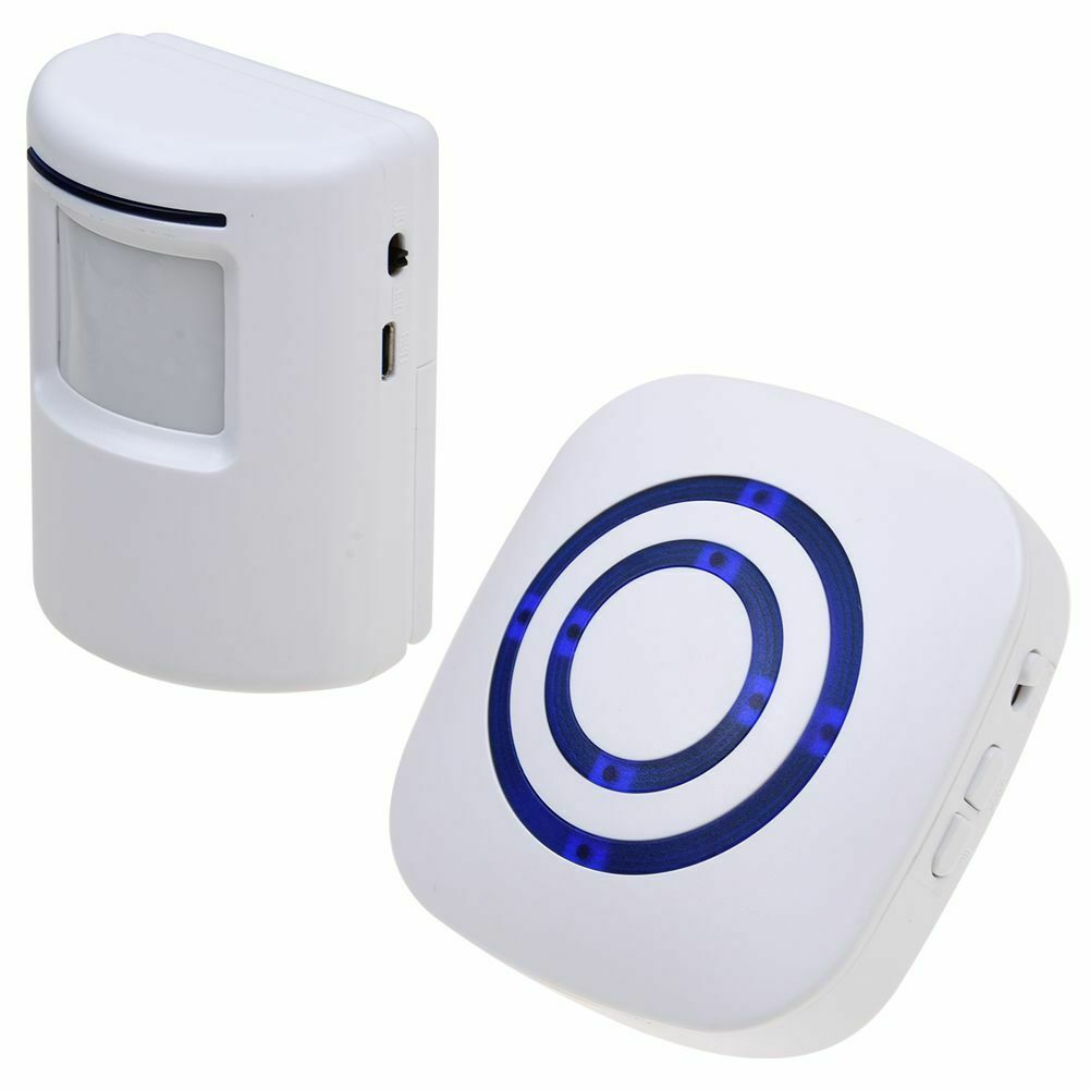 Trådløs bevægelsesføler detektor Gateindgang Dørklokke Velkomstalarm - Lifafa Denmark