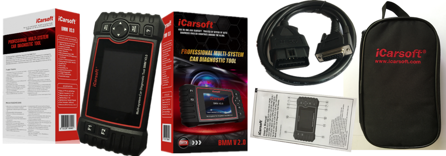 LATEST ICARSOFT BMM V2.0 For BMW MINI OBD2 CAR DIAGNOSTIC FAULT CODE SCANNER TOOL - Lifafa Denmark