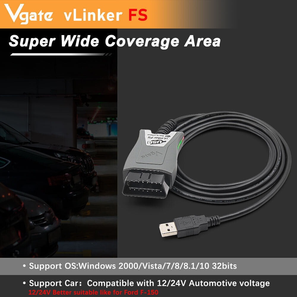 Vgate vLinker FS For FORScan Adapter HSMS-CAN OBD2 Diagnostic Scanner - LifafaDenmark Aps