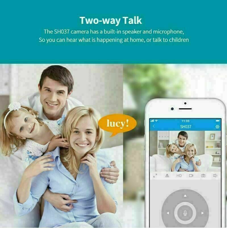 Sricam 4MP IP Camera Night Vision CCTV Surveillance - LifafaDenmark Aps