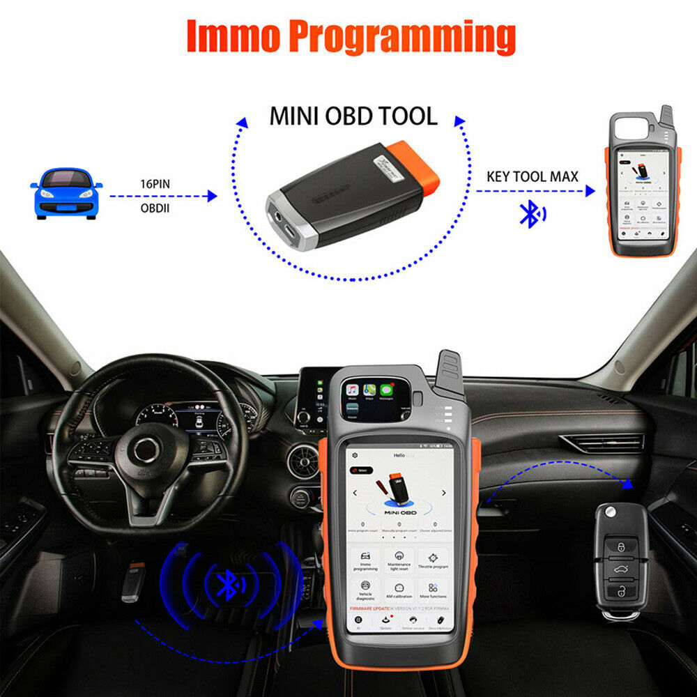 Xhorse VVDI Key Tool Max MINI OBD Car Remote Smart Key Chip Programmer Generate - LifafaDenmark Aps