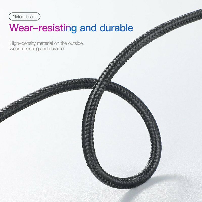 Baseus USB For Apple Charger Data&Sync Cable Lead For iPhone 12 Pro Max 7 8 Plus - LifafaDenmark Aps