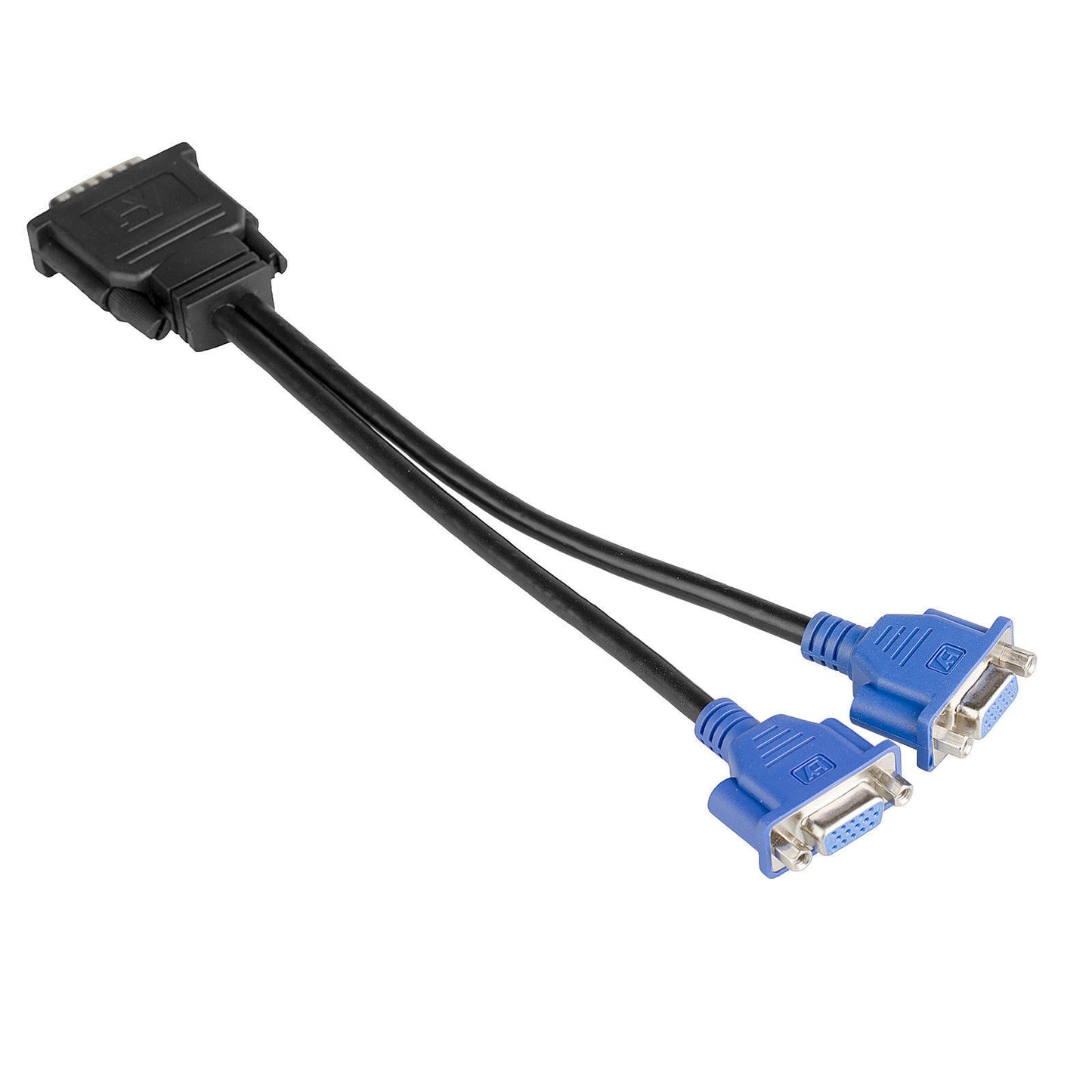DMS-59 han til to VGA 15-bens hun video udgangskabel Dual Monitor splitter - LifafaDenmark Aps