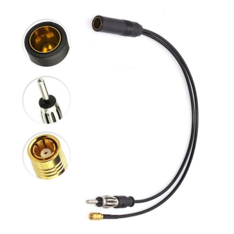 Dab FM AM SMB Bil antenne kabel Antenne splitter Adapter Radio Active Converter - LifafaDenmark Aps