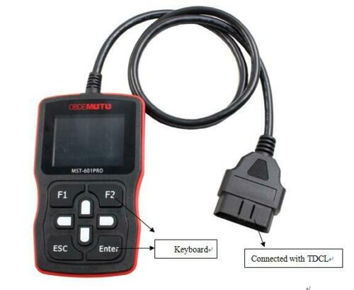 MST-601 Pro OBDIIEOBD Scanner Motorbike OBD2 Code Reader motorcycle code reader - Lifafa Denmark