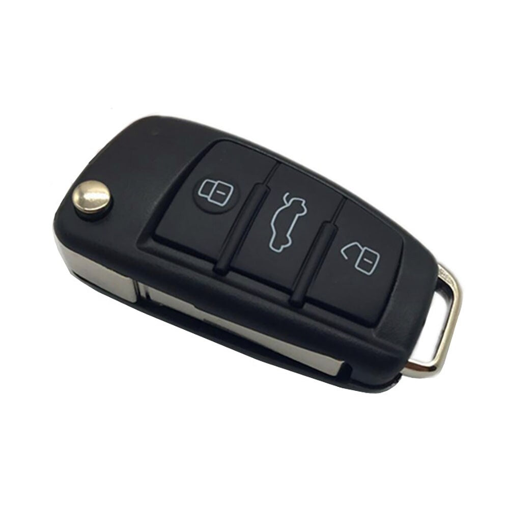 Udskiftningsnøgle med 3 knapper til Audi A3 A4 A6 TT S3 S4 Q7 R8 - LifafaDenmark Aps