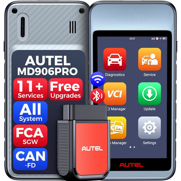 AUTEL MaxiDiag MD906PRO Al system diagnostik + Livstids gratis software opdateringer - LifafaDenmark Aps