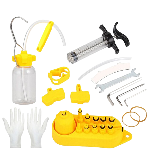 Universal Cykelolie Disc Brake Bleeding Kit Genopfyldningsværktøjssæt til mountainbike - LifafaDenmark Aps