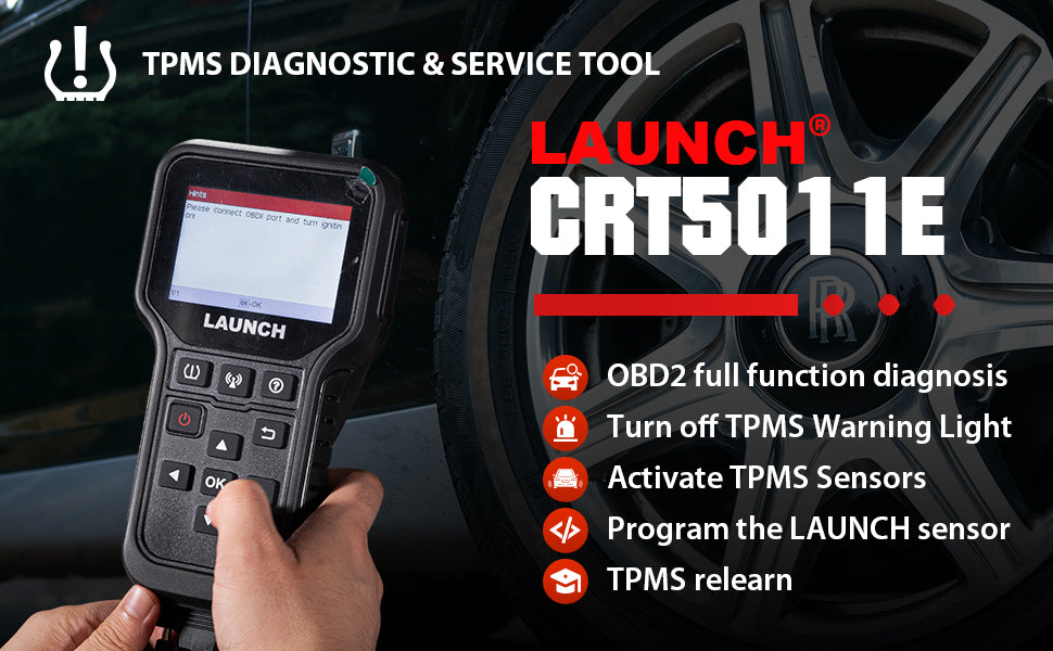 LAUNCH CRT5011E TPMS aktiverings- og diagnose værktøj