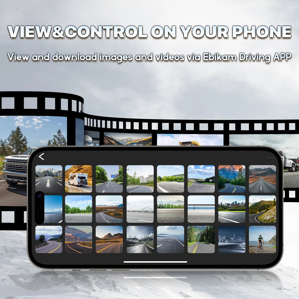 WiFi Trådløst Solar HD 1080P Bakkamera med Indbygget 4800mAh Batteri - LifafaDenmark Aps