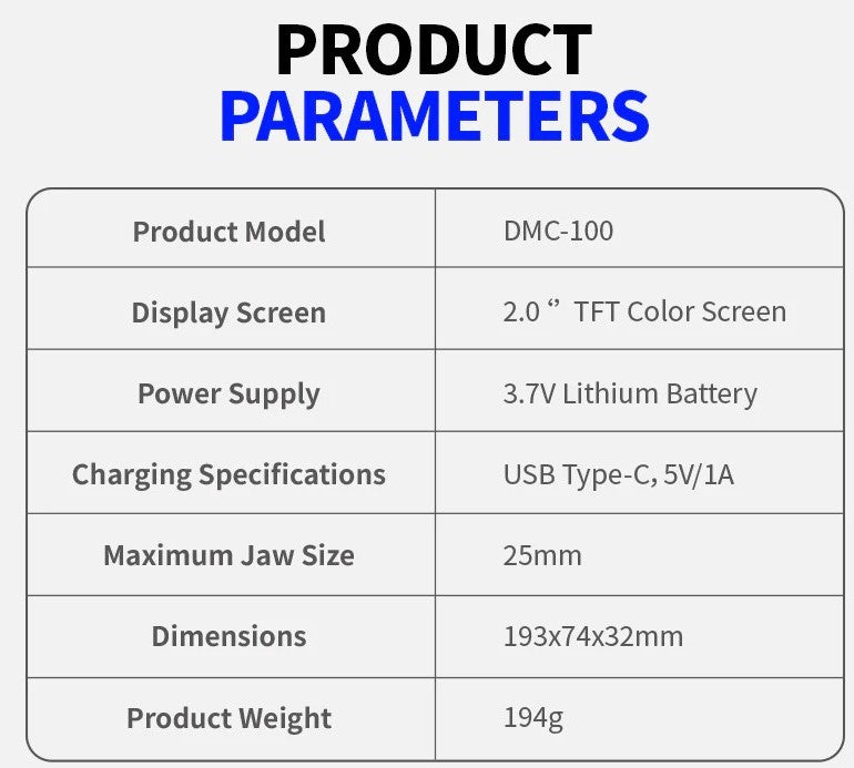 DC AC Current Clamp Meter 10000 Counts Digital Multimeter 600A Amperimetrisk Clamp Tester NCV Elektriker Værktøj