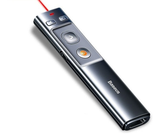 Baseus Laser Wireless Presenter Orange Dot Fjernbetjening Red Laser Pointer