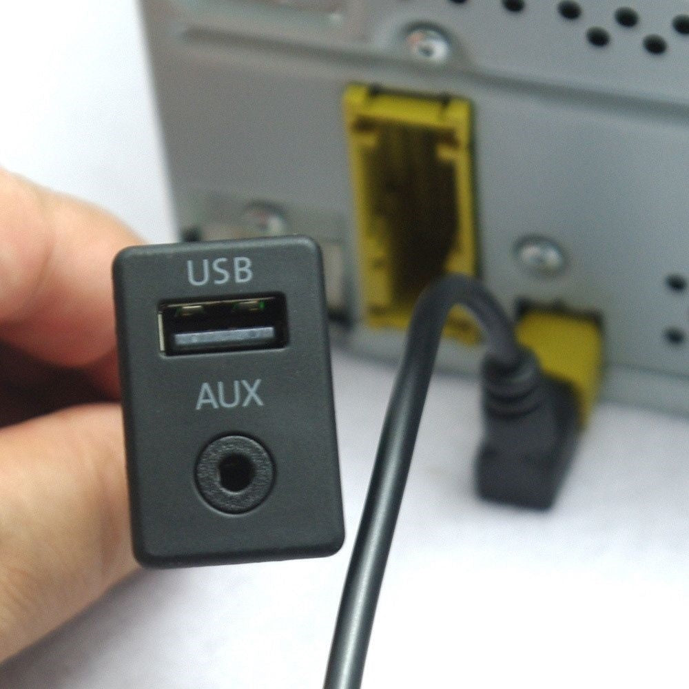 AUX USB til VW Golf Jetta Mk6 Eos Polo Mk5 RNS510 RNS315 Armlæns porte Kontakt - LifafaDenmark Aps