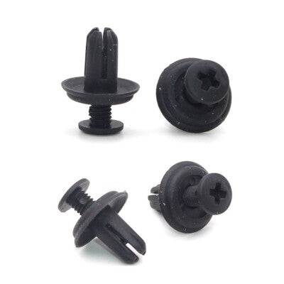 20X 6MM SCRIVET skrue klemmer passer til dør boot trim panels til kofanger - LifafaDenmark Aps