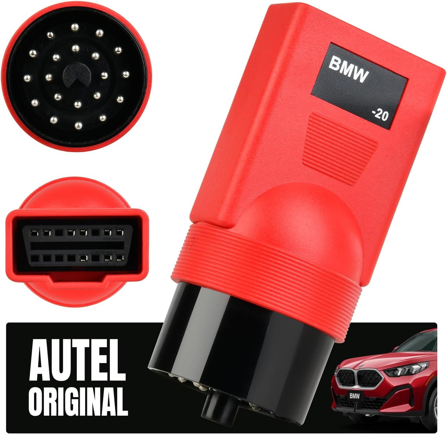 Autel OBDI til OBDII BMW 20 pin adapter - LifafaDenmark Aps