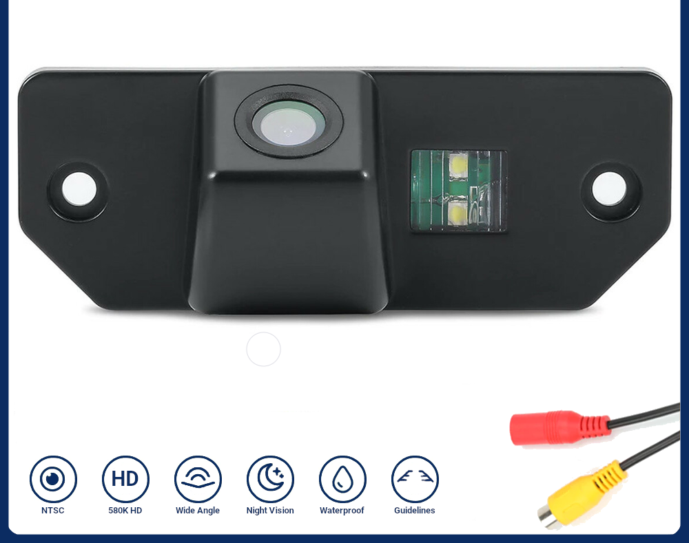 Bakkamera til Ford C-MAX Focus Mk2 C307 ST RS 05-11 Nummerpladelys - LifafaDenmark Aps