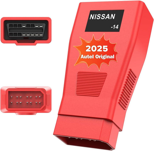 OBDI to OBDII Autel Nissan 14 Pin OBD1 to 16 Pin OBD2 adapter - LifafaDenmark Aps