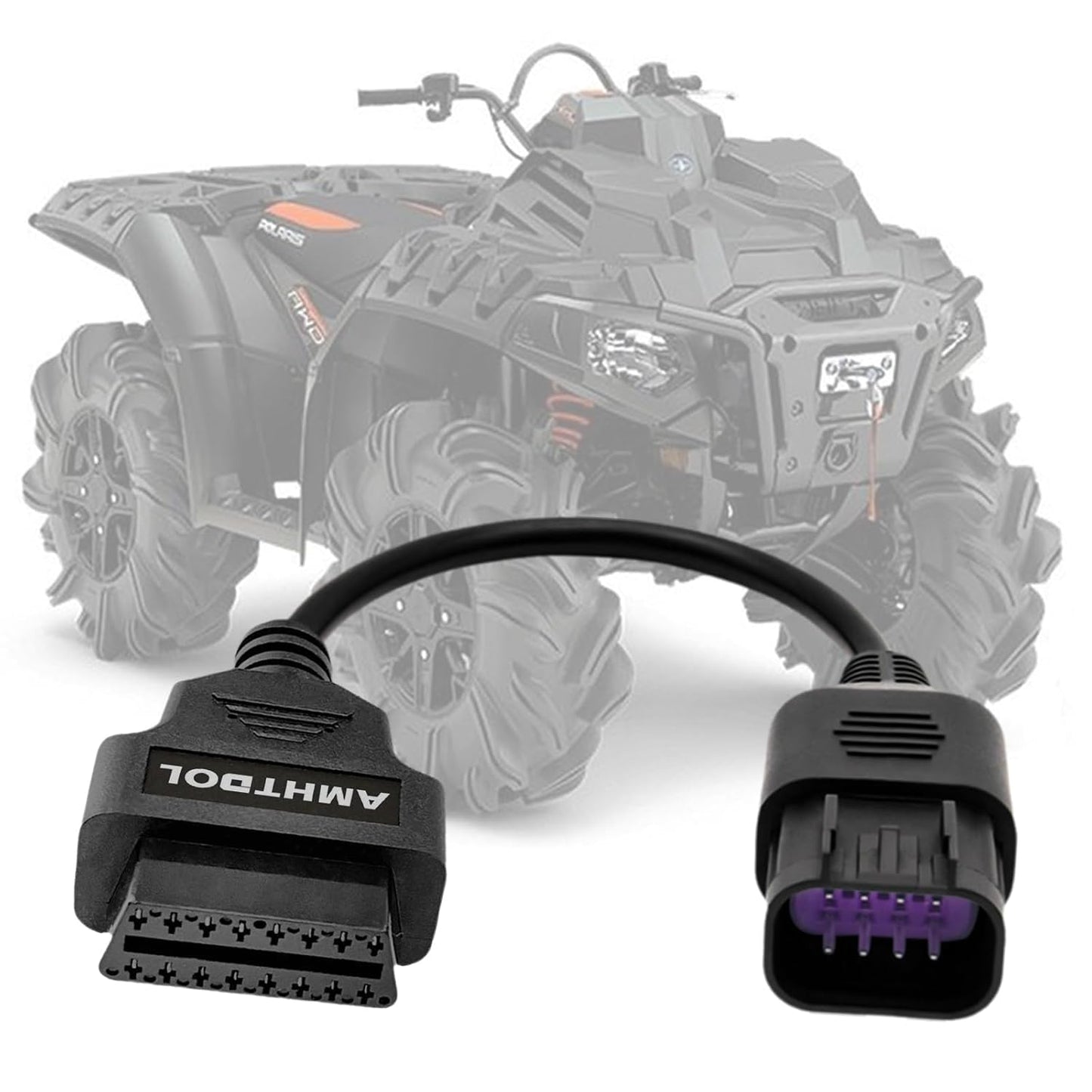 8 bens til 16 bens OBD2-adapter til Polaris RZR XP1000 og Sportsman 570/850