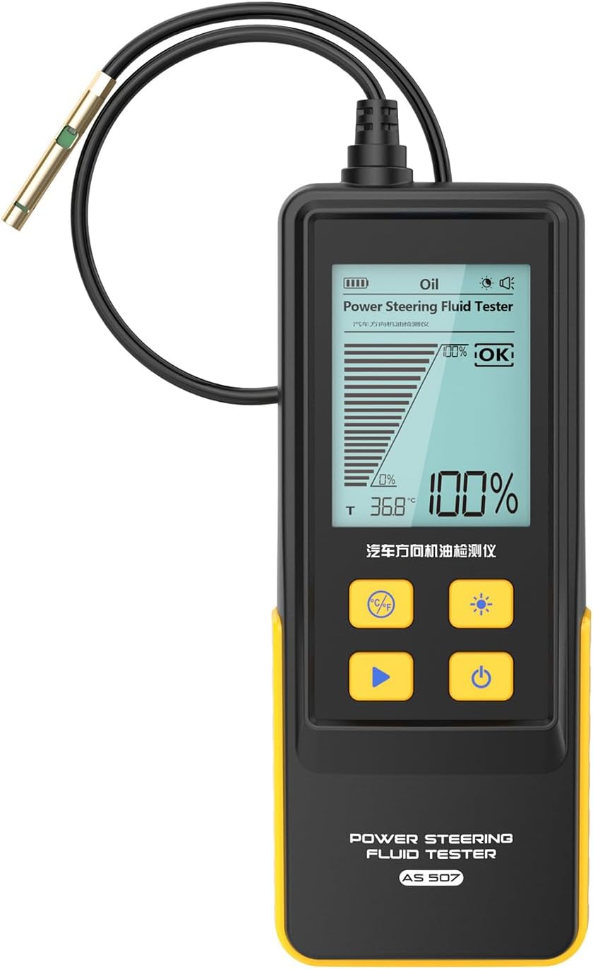Power Steering Fluid Tester Autool AS507 Automatisk kontrol af servostyrings olie kvalitet, - LifafaDenmark Aps