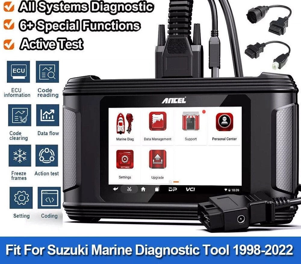 ANCEL MR500 Marine Diagnostic Tool til Suzuki (1998–2022)