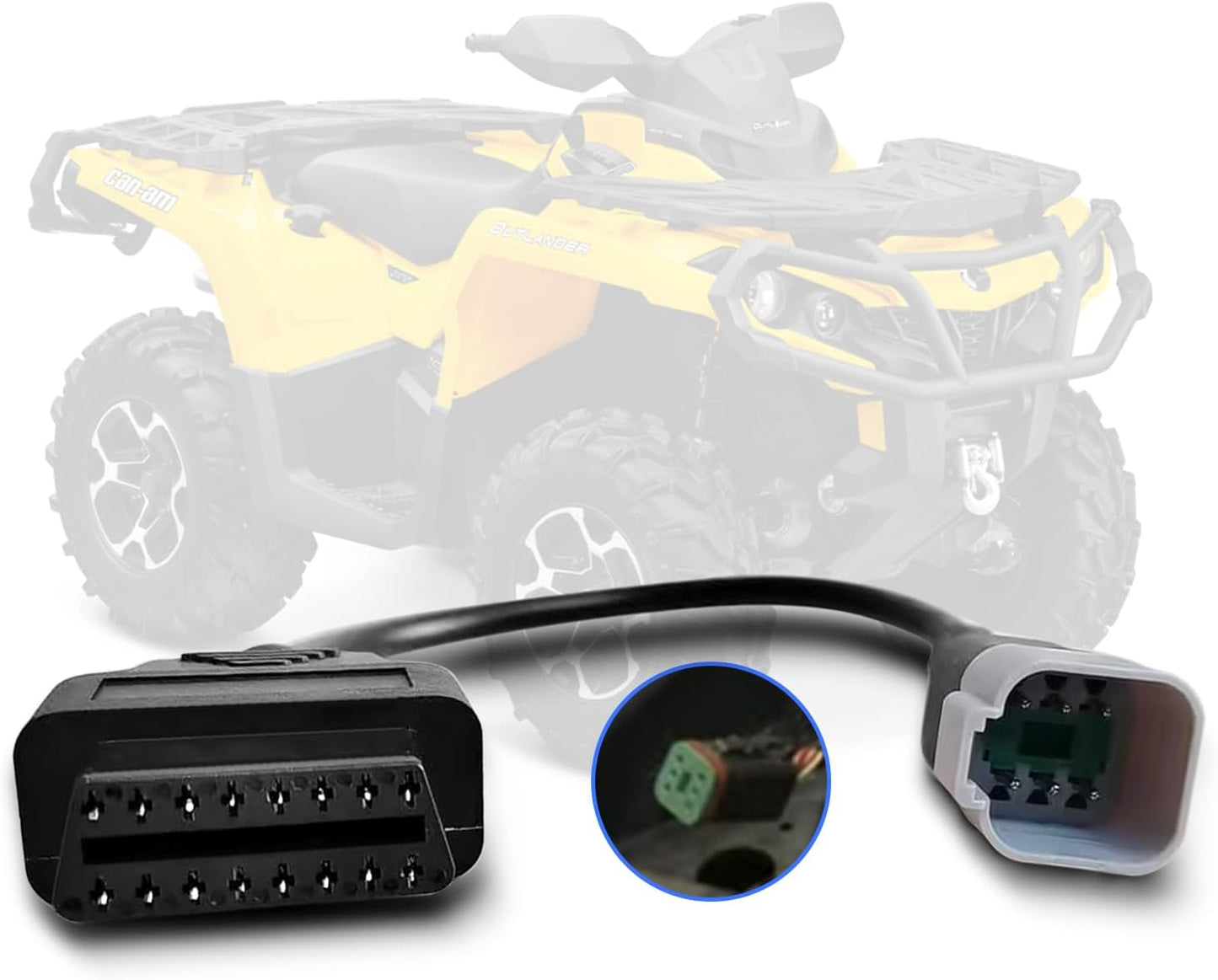 Til BRP CAN-AM MOTO ATV UTV Motorcykel 6PIN til 16PIN Diagnostisk Kabel Adapter