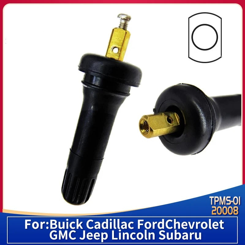 12 slags 4 stk. hver TPMS ventil dæk tryk sensor ventiler metal gummi reparations sæt til alle biler