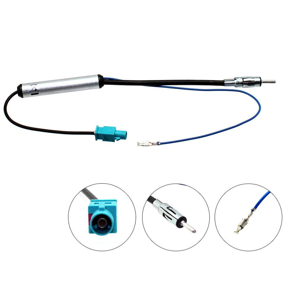 Universal antenne adapter bilstereo Fakra til DIN antenne forstærker ledning CT27AA14