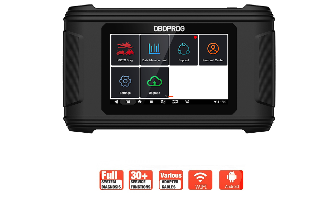 OBDPROG MOTO100 Motorcykel ECU Kodning Programmering Scanner Diagnostic Tool - LifafaDenmark Aps