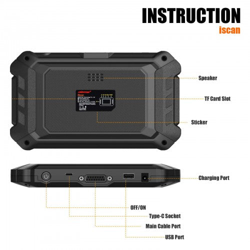 OBDSTAR iScan HONDA Marine Diagnostic Tablet Kodelæse Sletning af dataflow-handlings test 2 års gratis opgraderinger