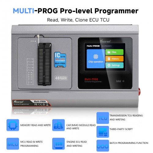 Xhorse Multi-Prog Programmer ECU Gearbox Programmer Expert Mode Batch Write Chips