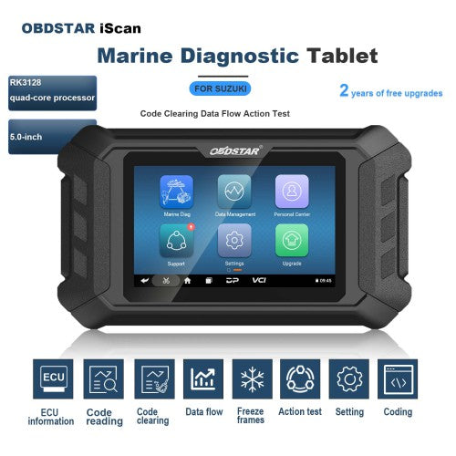 OBDSTAR iScan SUZUKI Marine Diagnostic Tool Support Data Flow Action Test