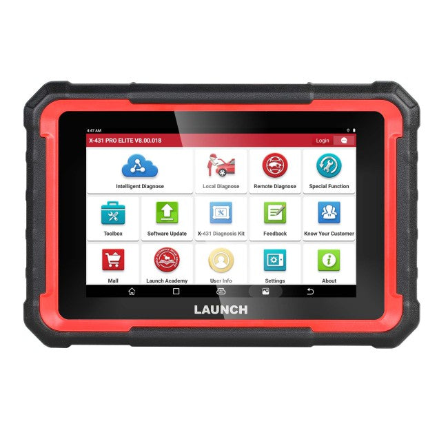 LAUNCH X431 PROS Elite tovejs scannings værktøj, 38+ tjenester, ECU-kodning, komplet system diagnose scanner, - LifafaDenmark Aps