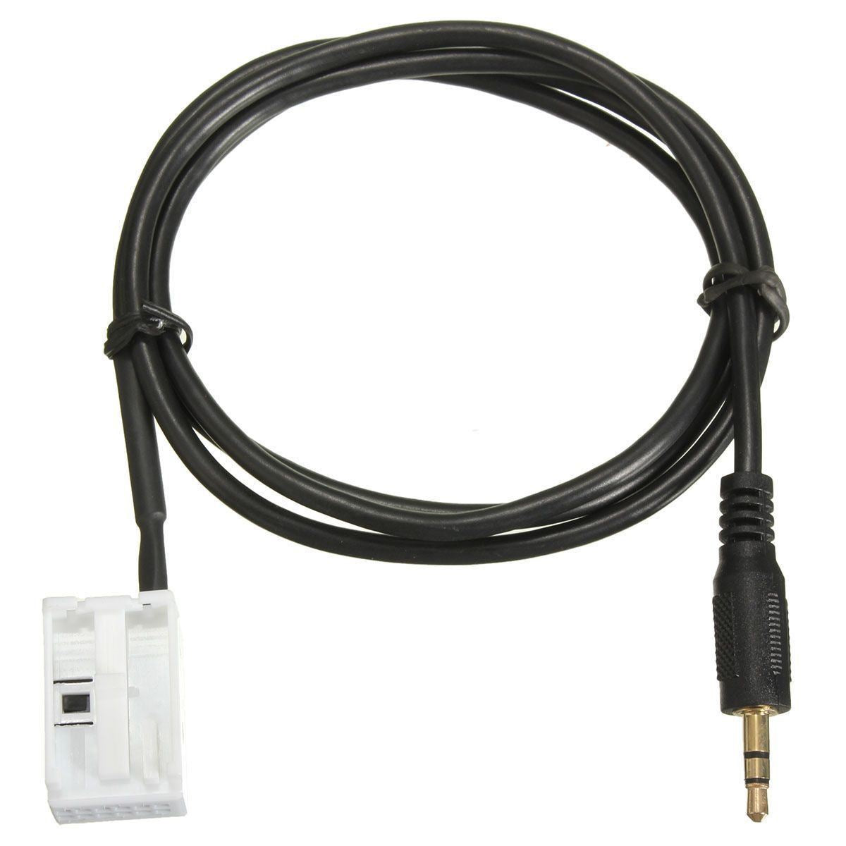 AUX kabel til VW SKODA AUDI SEAT 3,5 mm MP3 RNS510 RNS310 RNS315 NVF230 - LifafaDenmark Aps