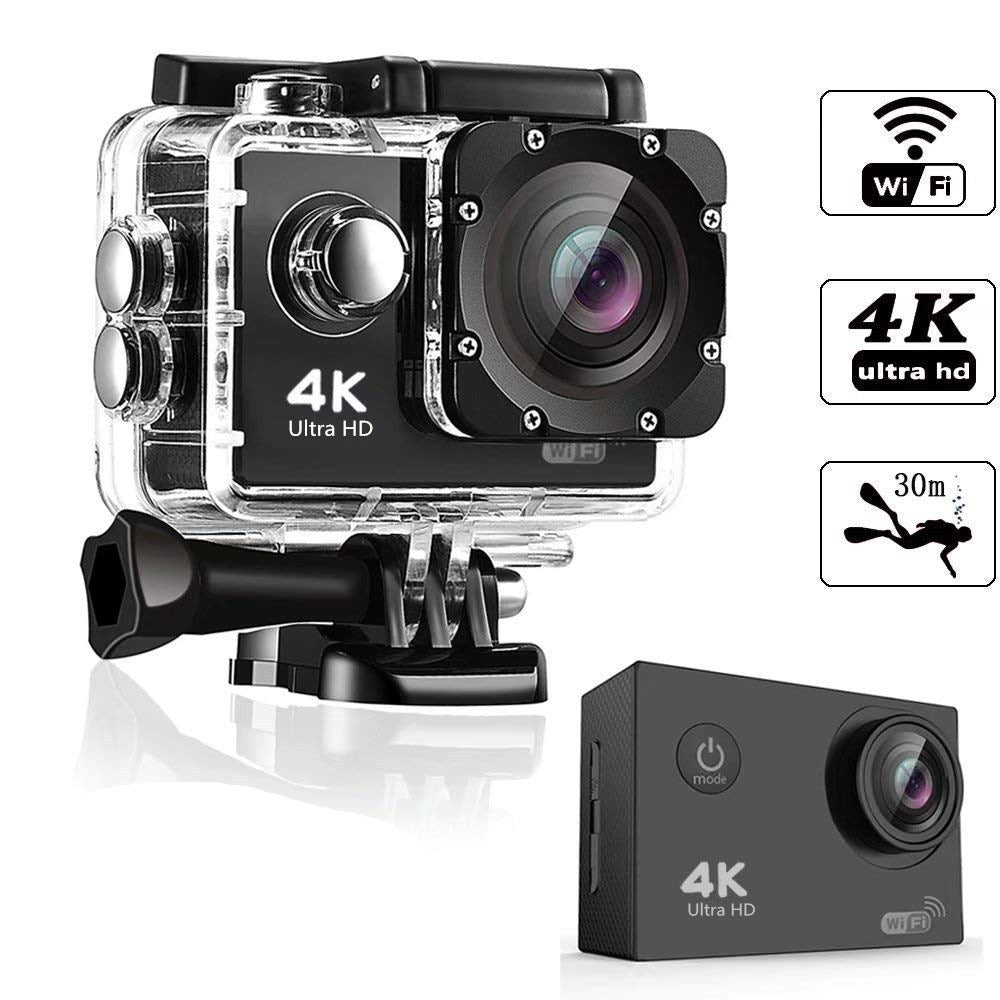 4K WiFi HD Action Kamera Sport DVR DV go Vandtæt pro 2.0 Skærmhjelm Kamera Videooptagelse