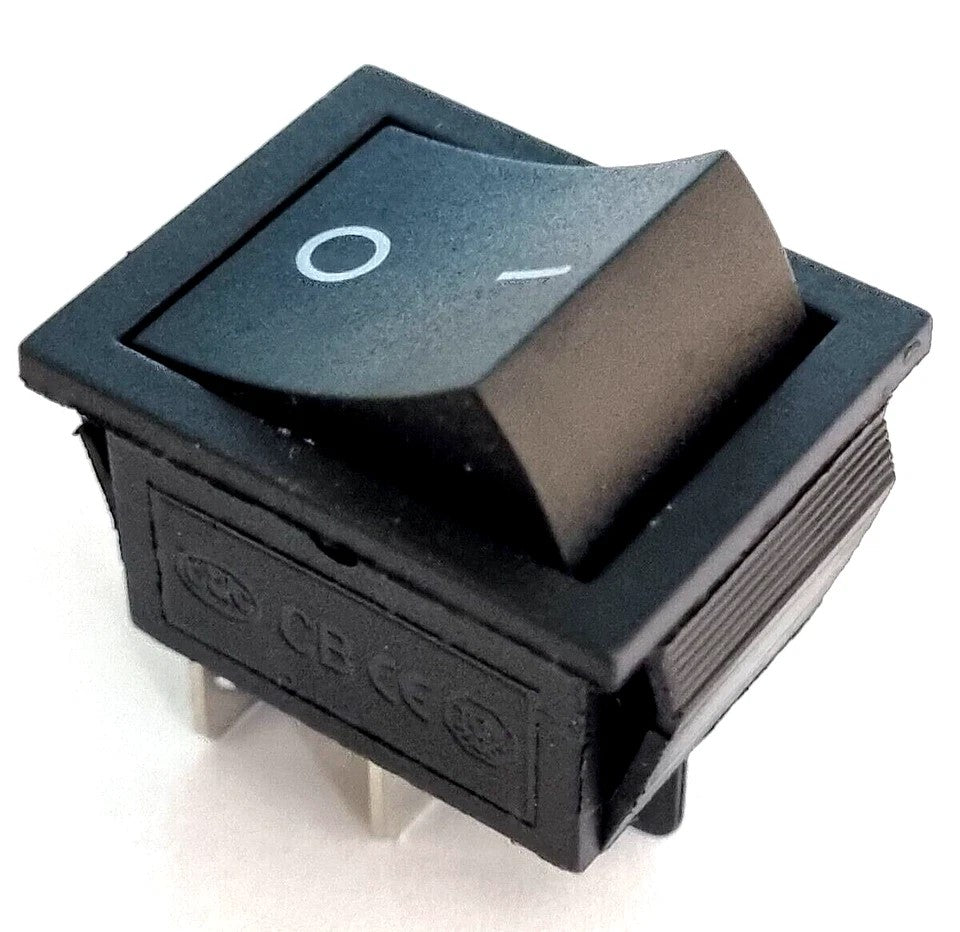 On Off vippekontakt 2 positioner 6 ben DPDT 16A 250Vac instrumentbræt til bil 12V - LifafaDenmark Aps