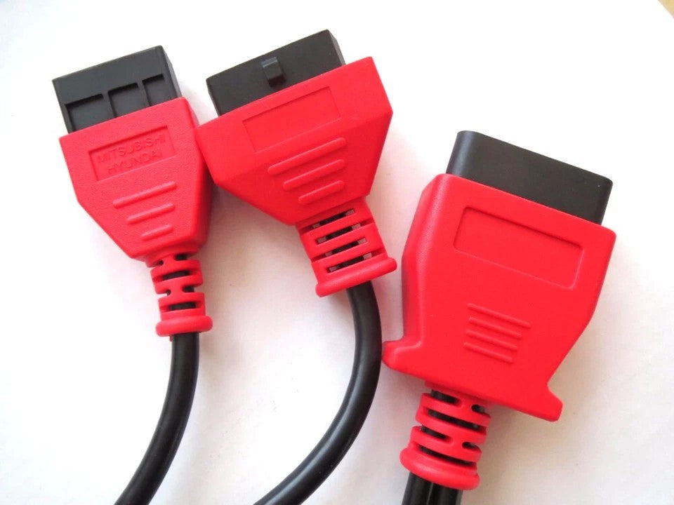 OBDI to OBDII Autel Maxisys MS908 MS908P Til MITSUBISHI HYUNDAI 12 +16 benet hanstik til OBD2-kabel - LifafaDenmark Aps