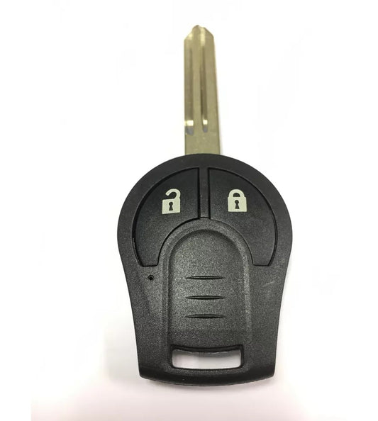 RFC nøgle case med 2 knapper til Nissan Juke Micra Tiida fjernbetjening