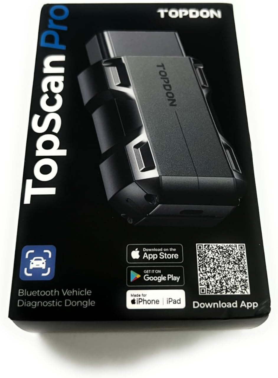 Topdon Topscan Pro Smart Diagnostic Tool Bluetooth OBD2 Advanced Reader IMMO Kompatibel med software