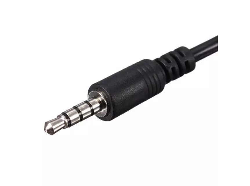 3,5 mm han lyd AUX stik til USB 2.0 type A hun OTG konverter adapter kabel - LifafaDenmark Aps