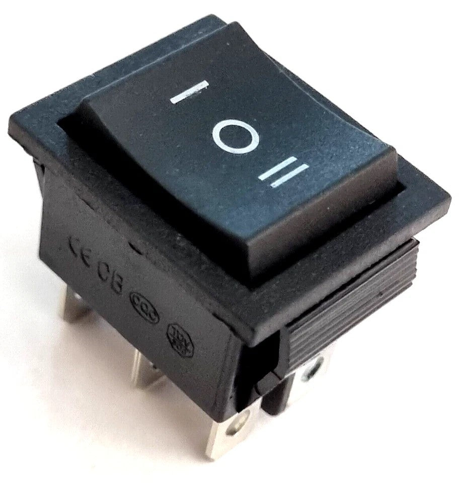Tænd/sluk Tænd vippekontakt 3 positioner 6 ben DPDT 16A 240Vac Bil Instrumentbræt Båd 12V - LifafaDenmark Aps