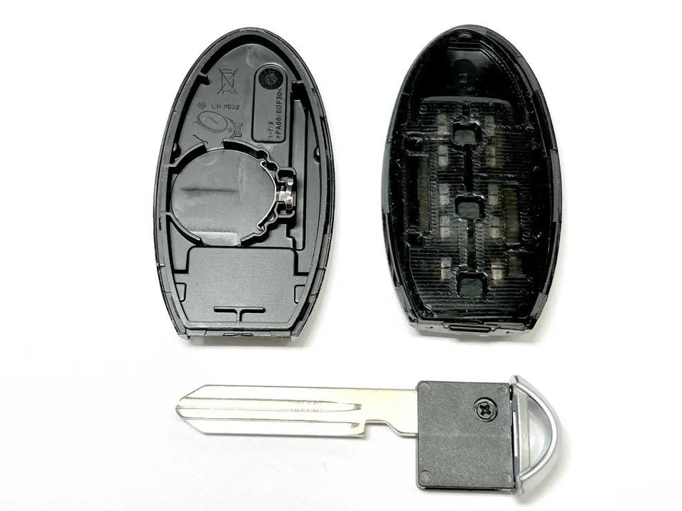 RFC 2-knappetui for Nissan Qashqai fjernkontroll nøkkelfri inngang 2013 - 2020