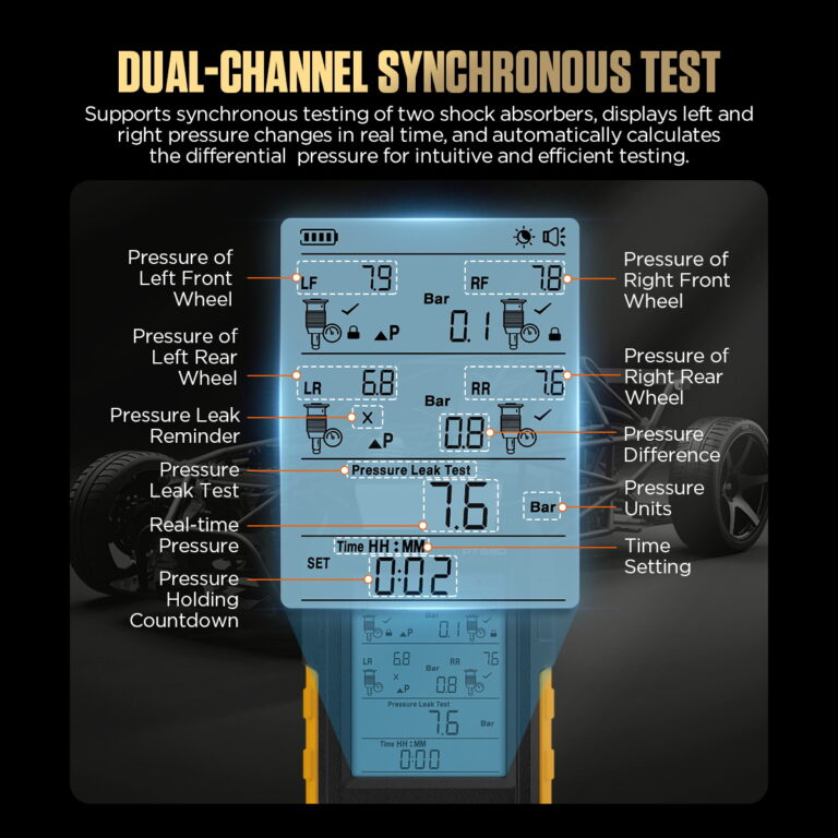 Autool PT680 luft affjedrings tryk måler - LifafaDenmark Aps
