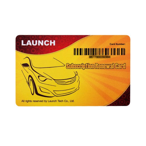 1 års software opdateringer til Launch CRP129HD