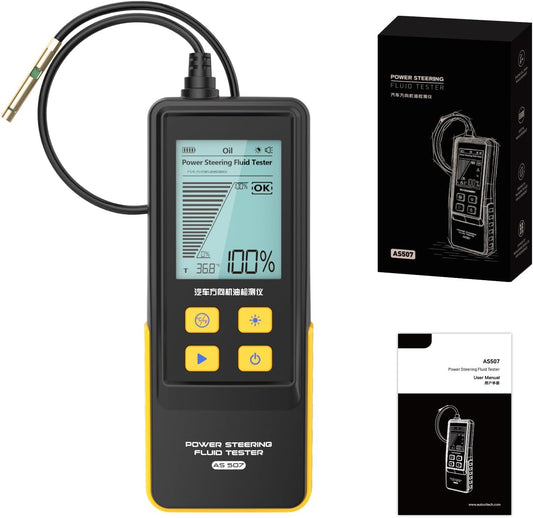 Power Steering Fluid Tester Autool AS507 Automatisk kontrol af servostyrings olie kvalitet, - LifafaDenmark Aps