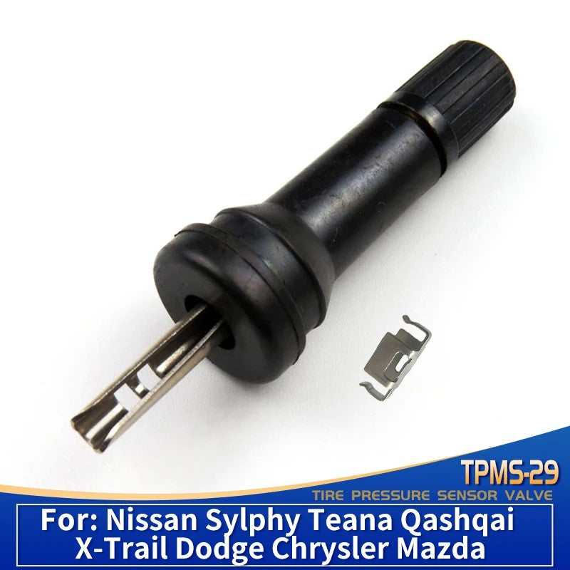12 slags 4 stk. hver TPMS ventil dæk tryk sensor ventiler metal gummi reparations sæt til alle biler